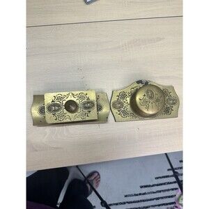 Art Nouveau Vintage Bradley & Hubbard Bronze Inkwell and Ink Blotter